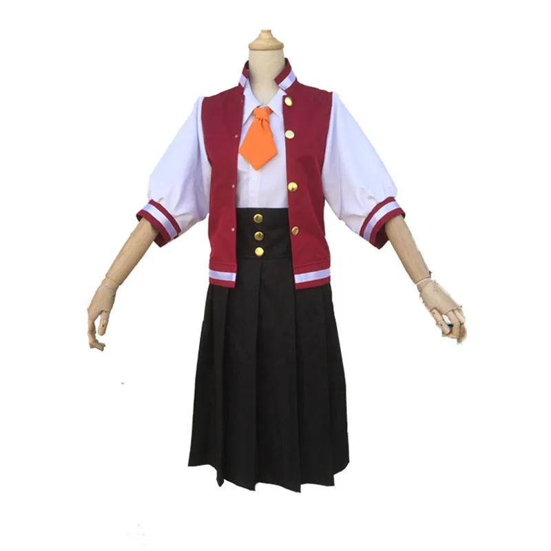 Anime ZOMBIE LAND SAGA Zonbii Ni-go Saki Nikaido Fancy Stage Girls Cosplay Costume customized