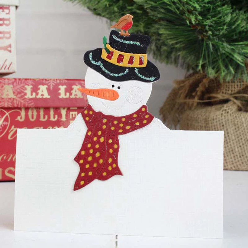 

Christmas Cuties Snowman Metal Cutting Dies Stencil for DIY Scrapbooking Photo Album Embossing Paper Cards Decorative Crafts