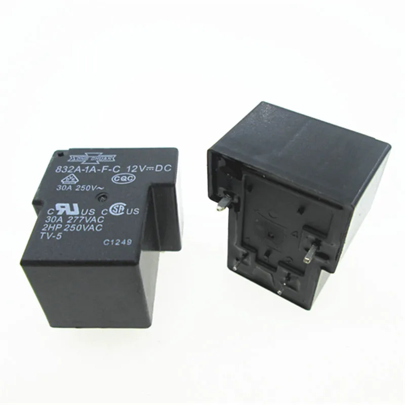 HOT NEW relay 832A-1A-F-C 12VDC 832A-1A-F-C-12VDC 832A-1A 832A 832A1AFC 12VDC DC12V  DIP5 5PCS/LOT