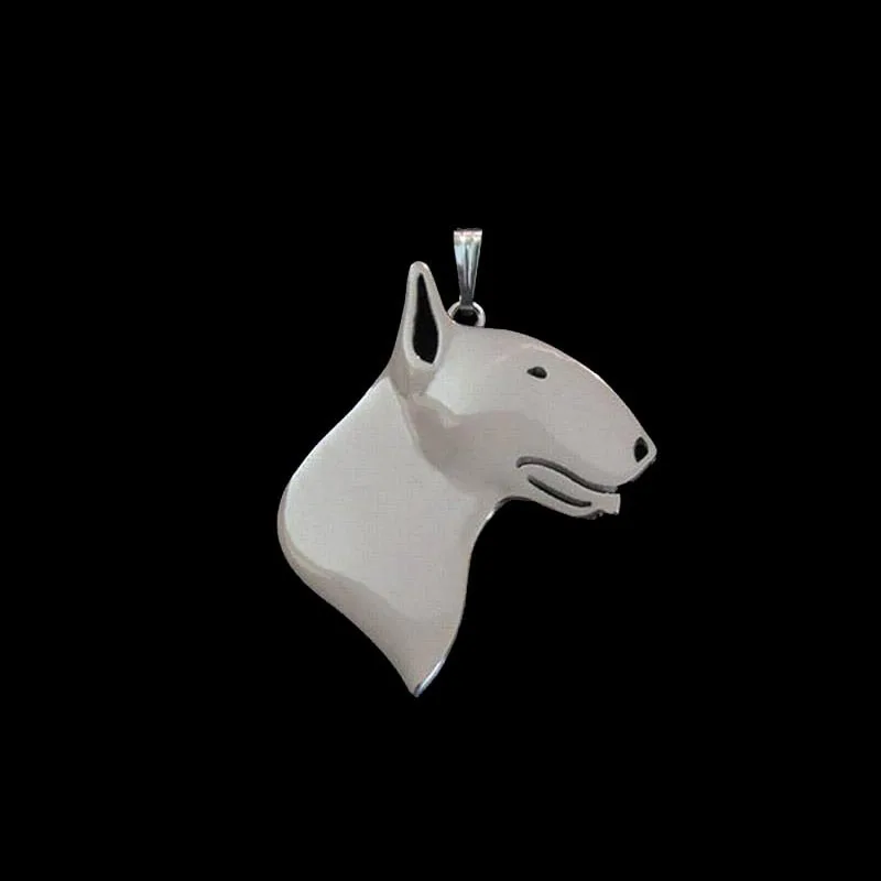 Hot Sale Metal Alloy Bull Terrier Pendants Women\'s Jewelry Dog Shaped Pendants