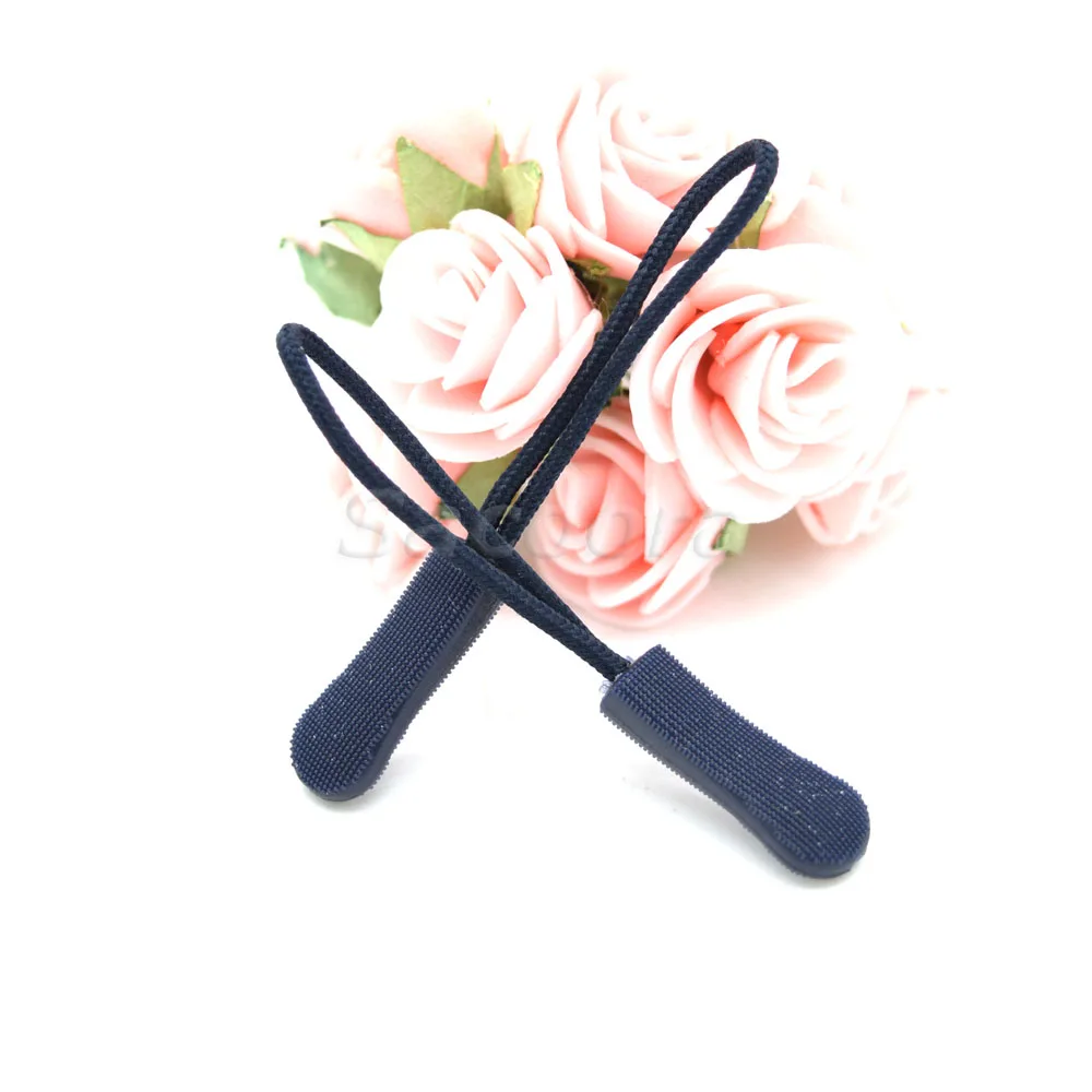 10 Stück/Packung Mix Color Cord Zipper Pull Puller End Strap für Bekleidung Reisetasche Zubehör