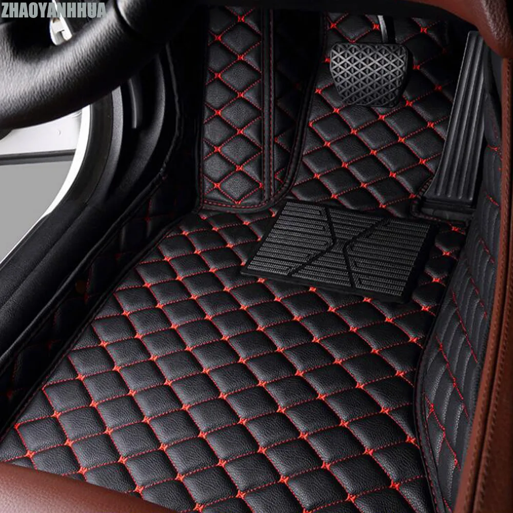 

ZHAOYANHUA car floor mats for Skoda Octavia Superb Yeti Fabia Rapid 5D heavy duty car styling carpet floor liner