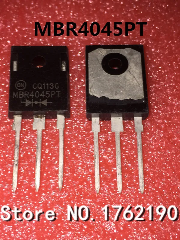 

50PCS/LOT MBR4045PTG MBR4045PT TO247 Schottky Transistors