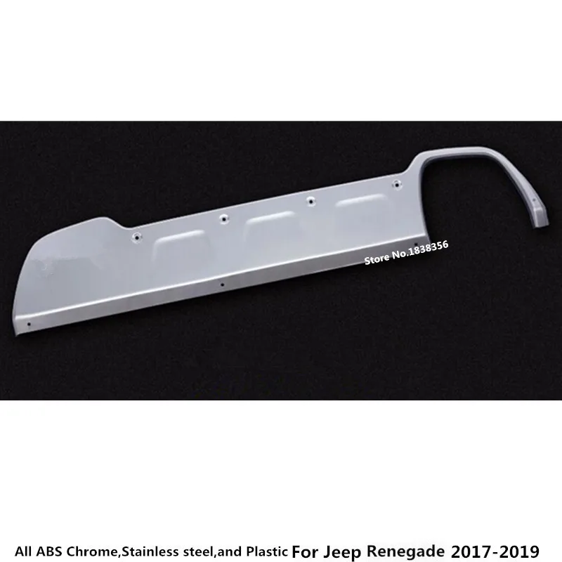 For Jeep Renegade 2017 2018 2019 2020 Stainless Steel Front Bumper Tailgate Pedal Strip Trim Plate Lamp Threshold