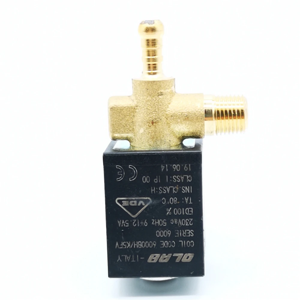 Электромагнитный клапан OLAB 2/2 WAYS Solenoid Valve Brass Series 6000 AC230V 50Hz Normally Closed Air/ Water Electric Valve Вода и пар — деталь 4