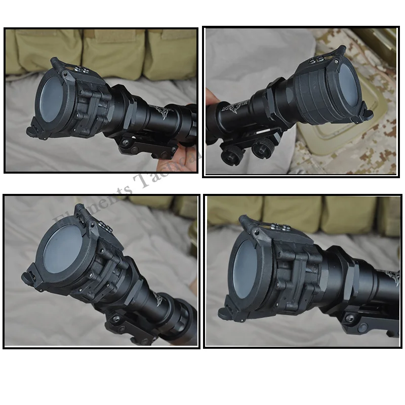 Element Airsoft Tactical Flashlight Diffuser Cover for M951 FM64 | 37mm Bezel Protector for Airsoft Light