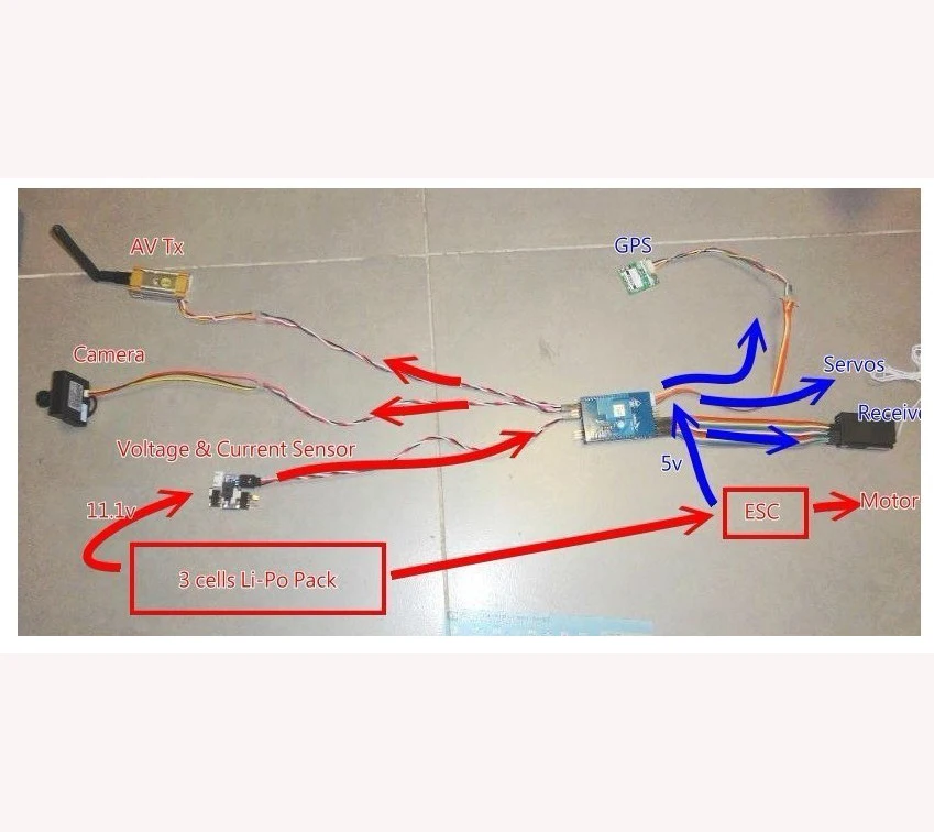 ARKBIRD OSD Autopilot stabilizing OSD auto-go-home Flight W/GPS free soldering