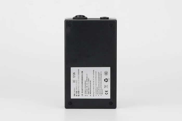 MasterFire 2 juegos por lote de alta calidad súper recargable DC 12V 12000mAh batería de polímero de litio paquete con estuche DC 1212A