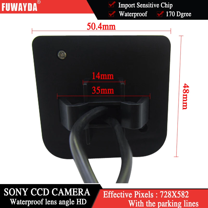 FUWAYDA Wireless Color for SONY CCD Chip Car Rear View Camera for Mazda 6 Mazda 3 CX-7 CX-9+4.3 Inch foldable LCD TFT Monitor