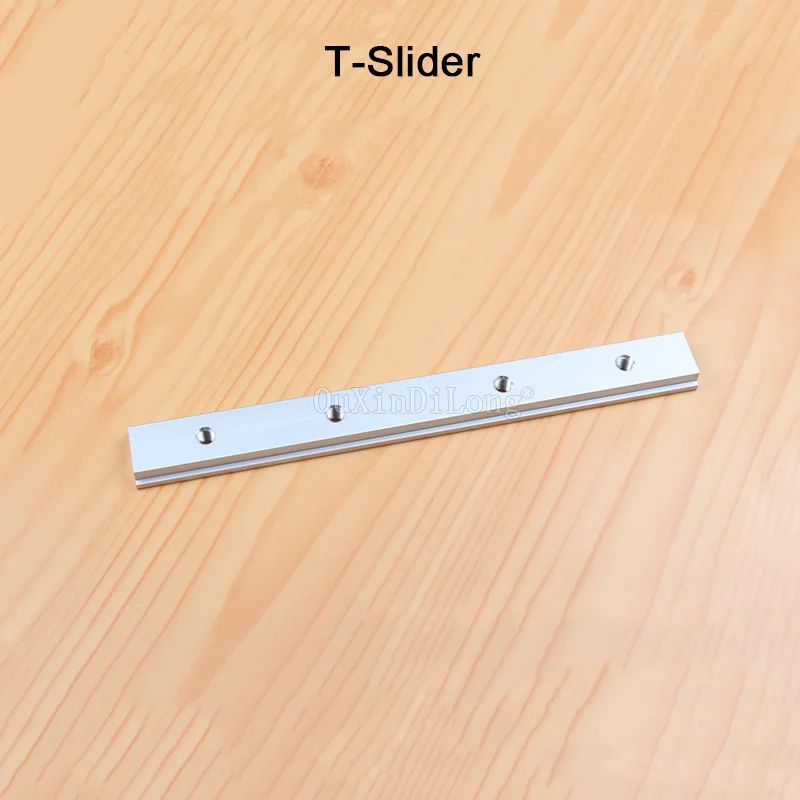 

2PCS Standard Aluminium T-Slider With M6/M8 Holes for Router Table Length 100/200/300/450mm JF1840