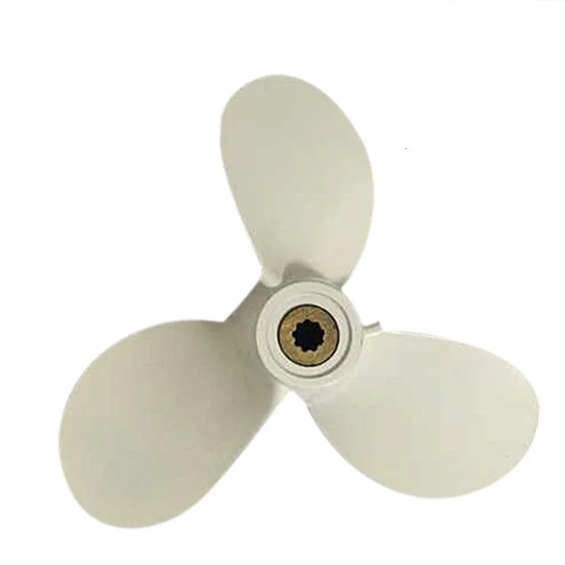 Outboard Motor Propeller 7 1/2X7-BA For Yamaha 4HP 5HP 6HP Outboard Motor , Aluminum Alloy 7 1/2 X 7 - BA