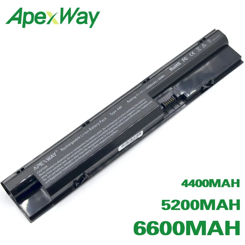 ApexWay battery for HP 07616-141 707616-851 707617-421 708457-001 708458-001 FP06 FP09 H6L26AA H6L27AA HSTNN-IB4J HSTNN-LB4K