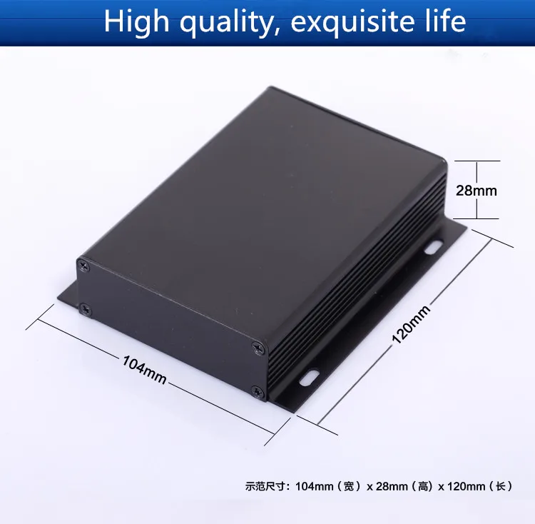 DIY amplifier trường hợp 104*28*120 mét Mini amplifier nhôm chassis/cụ/Optical shell/AMP Enclosure/trường hợp/DIY box