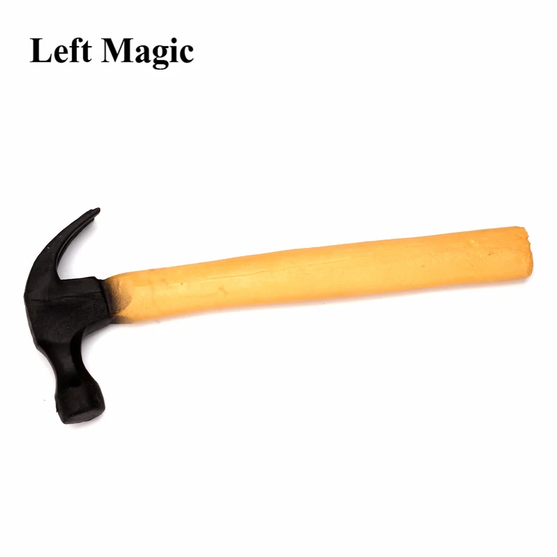 The Super Latex Rubber Fake Hammer Trick Crazy Hammer Magic Tricks Appearing Vanishing Magica Stage Gimmick Accessories Comedy