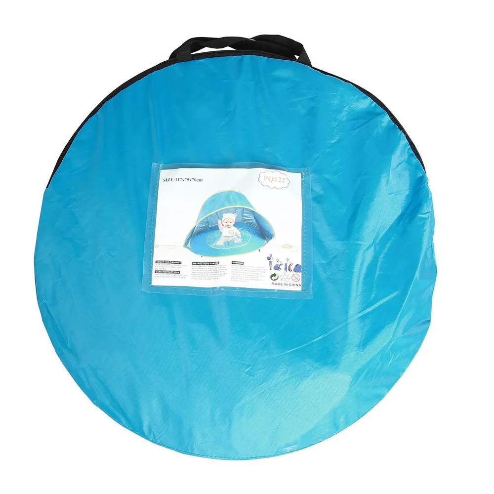 Bébé Tente De Plage Avec Piscine Portable Pliable Sunshelter Étanche Intérieur Extérieur Camping Parasol Tente De Plage Pour Enfants