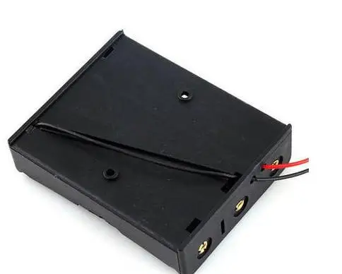 10 PCS 18650 Batterie Fall Lagerung Box Fall Kunststoff Halter Mit Draht Führt für 3x18650 Batterien Löten Cnnecting schwarz Digital