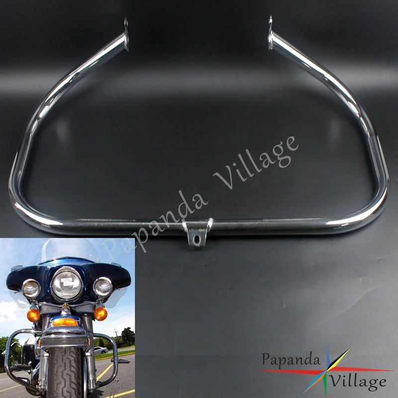 

Chrome Motorbike Engine Guard Highway Crash Bar For Harley Touring Road King Street Electra Tri Glide FLHT FLHR FLHX FLTR