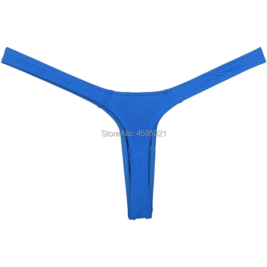 Men Sexy Micro Thong Bikini Tangas All Day Wear Gay Men Underwear Thongs Stretch Spandex T-Back G-string