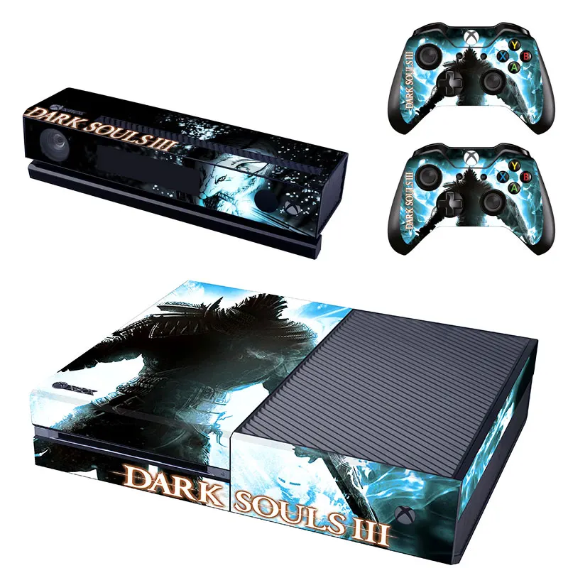 Game Dark Souls III Skin Sticker Decal For Microsoft Xbox One Console and 2 Controllers For Xbox One Skin Sticker Vinyl