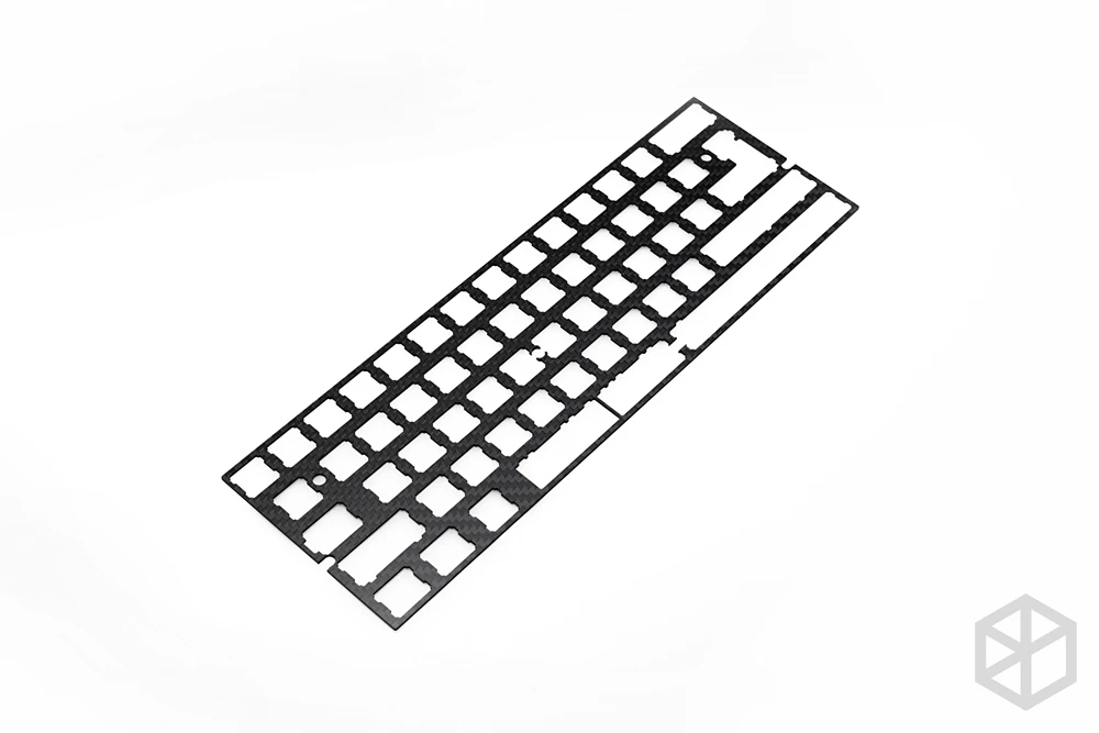 60% Aluminum Mechanical Keyboard carbon fiber plate support xd60 xd64 3.0 v3.0 gh60 support split spacebar 3u spacebar