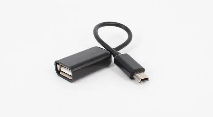 Mini USB OTG Cavo Maschio 0.14 m Mini USB a USB Femmina OTG Adattatore per la Macchina Fotografica di GPS Del Telefono Mobile Tablet U Disk Mouse