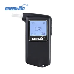 Greenwon Più Nuovo AT-868F di alta precisione Prefessional La Polizia Digital Breath Alcohol Tester Etilometro Dropshipping di Spedizione libero