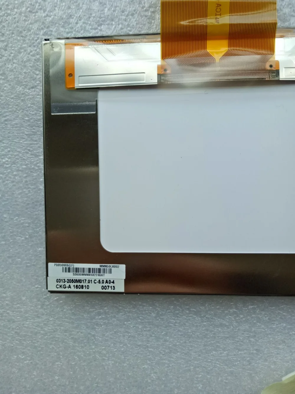 100% teste original grau A boa qualidade PVI E Ink 5 polegadas PD050VX6 display lcd industrial 12 meses de garantia