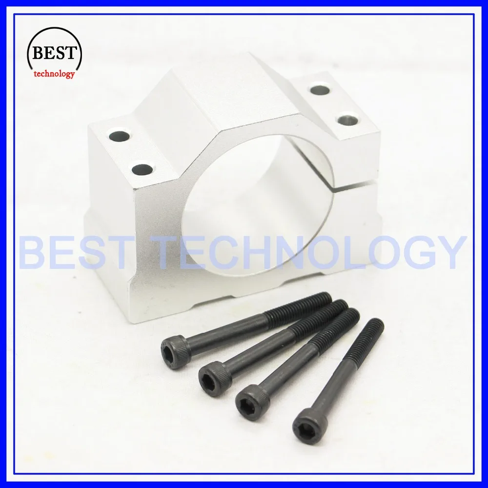 Diameter 52mm  Aluminium spindle ClampIing  bracket of cnc spindle motor spindle mount bracket clamp cnc machine tool spindle