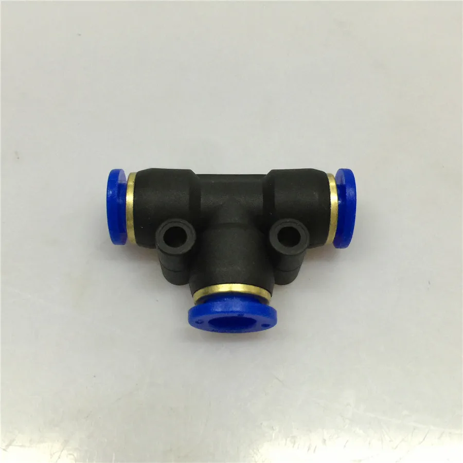 

STARPAD Tyre accessories tire changer accessories pipe fittings quick connector Push tee PE-08 tube outer diameter: 8MM