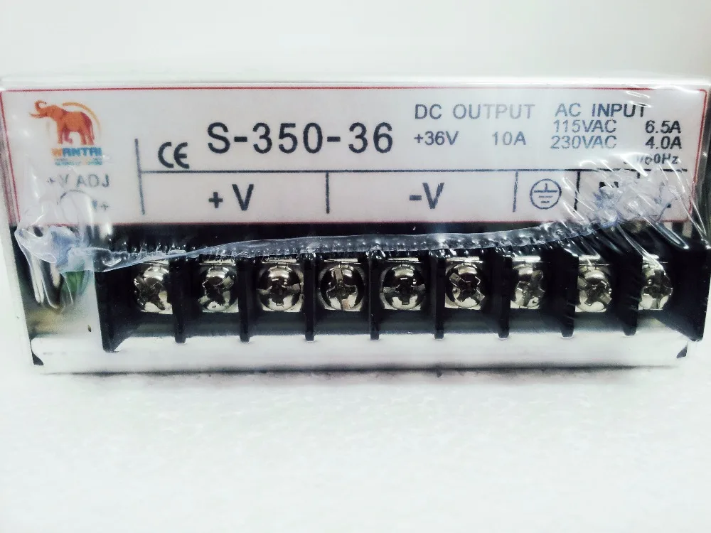 [5-7Days, USA  free ship]  Power supply 350W 36V 0- 9.7A AC input voltage range: 90～132VAC/180～264 matching DC stepper motors