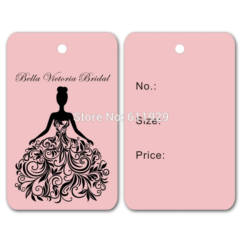 Free shipping customized clothing wedding dress hang tag/swing tags/garment printed tags/clothing labels