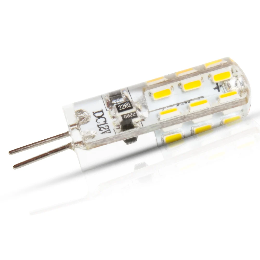 20 pcs/lot G4 DC12V 3W AC220V LED Bulb 24leds SMD 3014 Led Corn Lamp for Crystal Lamp LED Spotlight Bulbs Warm Cold White