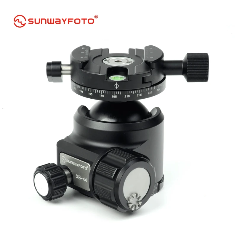 SUNWAYFOTO XB-44DDHX Low-Profile Professional Tripod Ball Head with Panoramic Clamp  for DSLR Camera