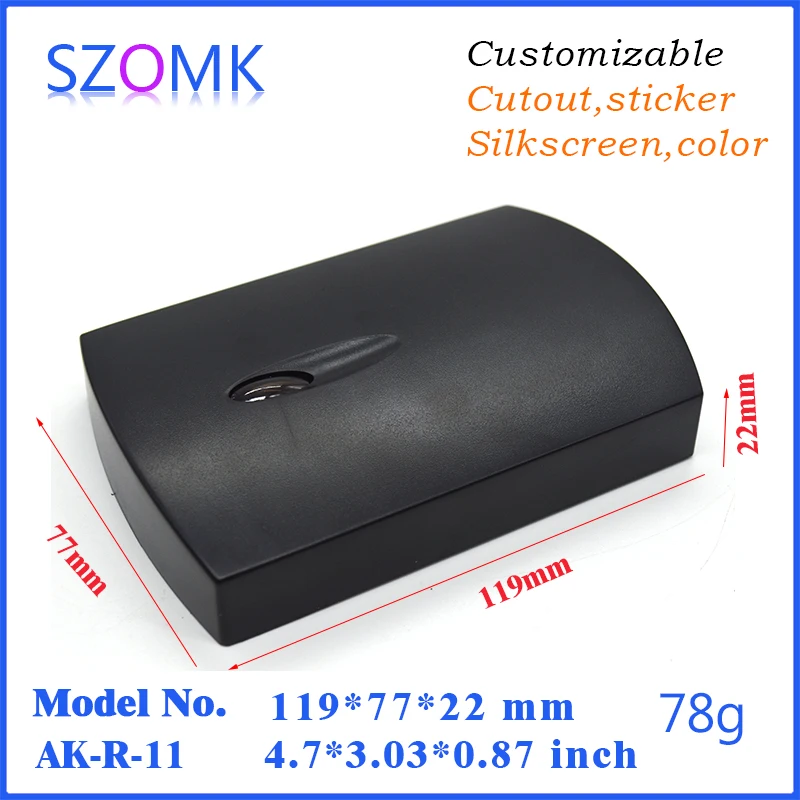 1Piece China Market of electronic power supply enclosures plastic szomk case electronics box   119x77x22mm