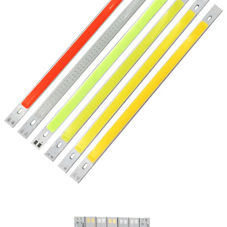 [Sumbulbs] 200 x 10 mm 0422 10 W LED-Licht COB-Streifenlampe DC 12–14 V 1000 lm grün gelb rot blau warmweiß reines weißes Balkenlicht – Detail 7