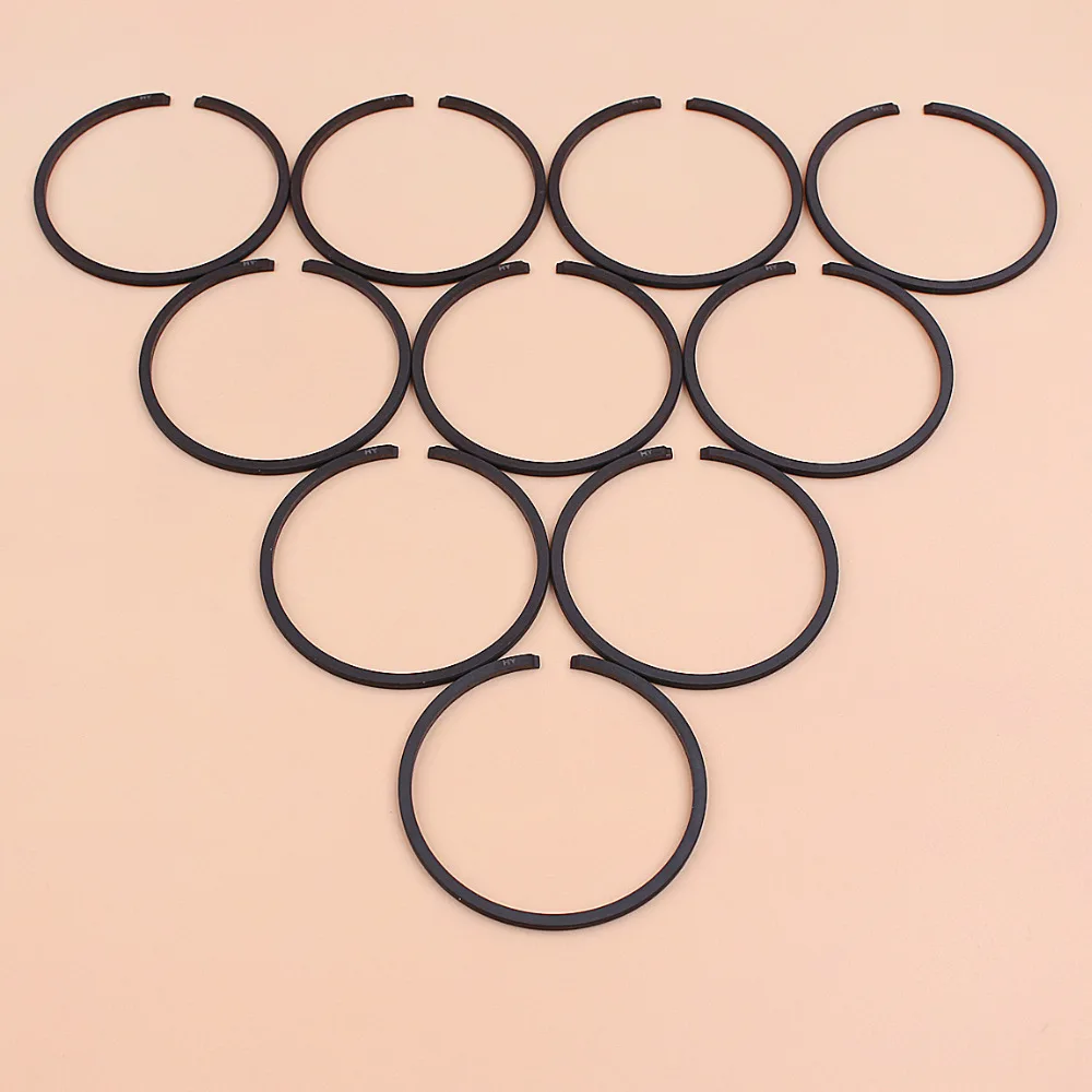 10Pcs/lot 40mm Piston Rings Fit Husqvarna 40 41 141 142 142e 338XPT 339XP Jonsered 2040 CS2040 Chainsaw 40MM * 1.5MM