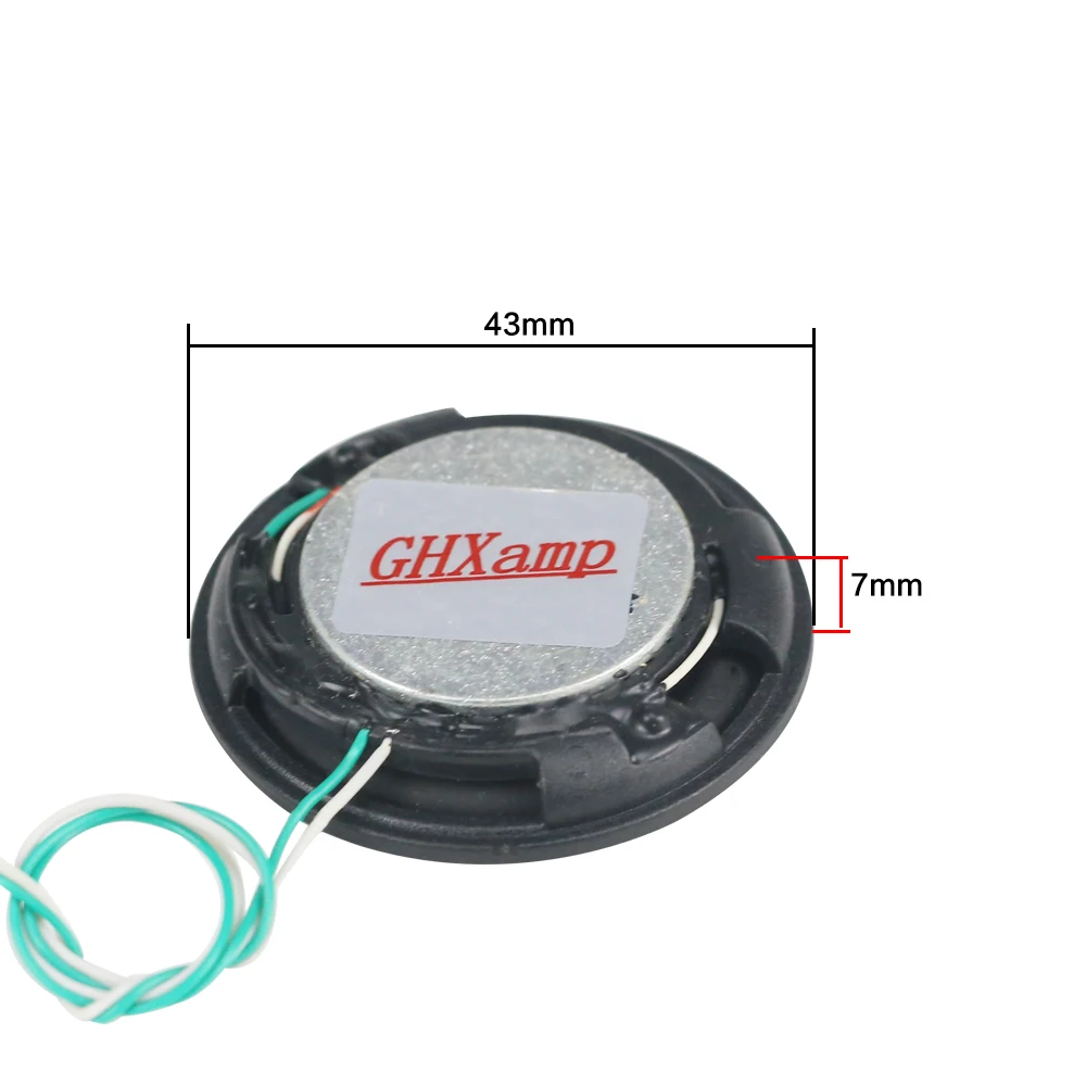 GHXAMP 1.5 inch 8OHM 6W Full Range Ultra-thin Speaker Unit Desktop Bass Vibration Diaphragm 2PCS