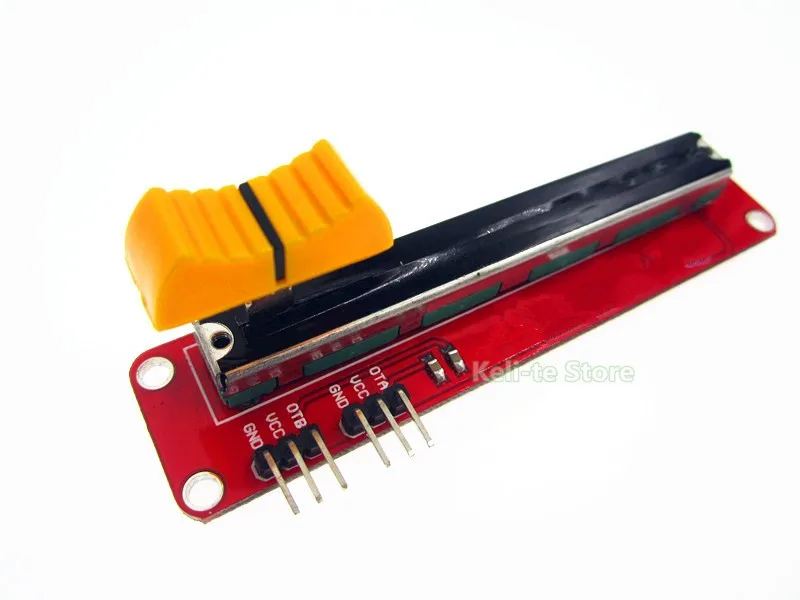 1PCS/LOT Block 10K Sliding Slider Potentiometer Module For MCU For ARM For Other Single Chip Micro Wholesale