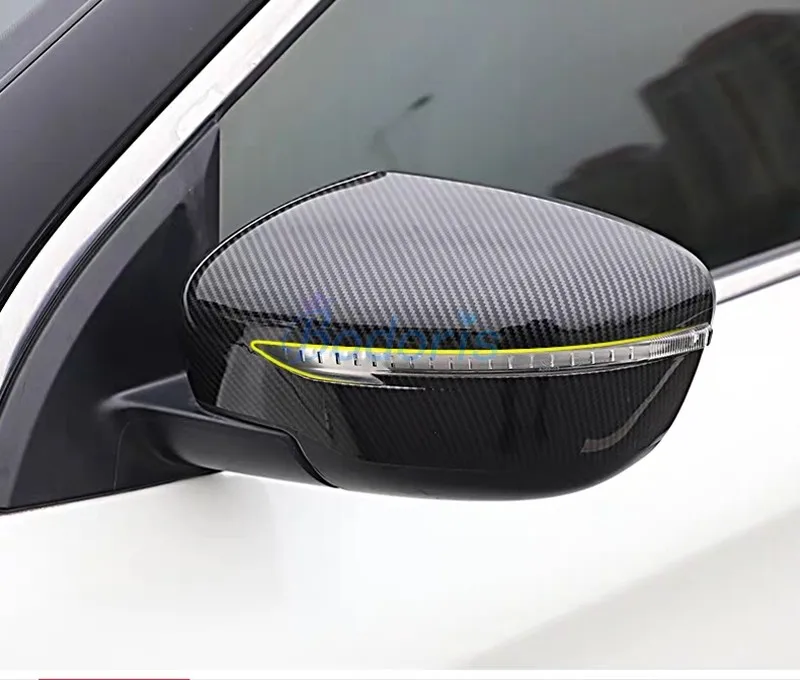 

Accessories For Nissan Juke Carbon Fiber Color Door Mirror Cover Rear View Overlay Trim 2014 2015 2016 2017 2018 Car Styling