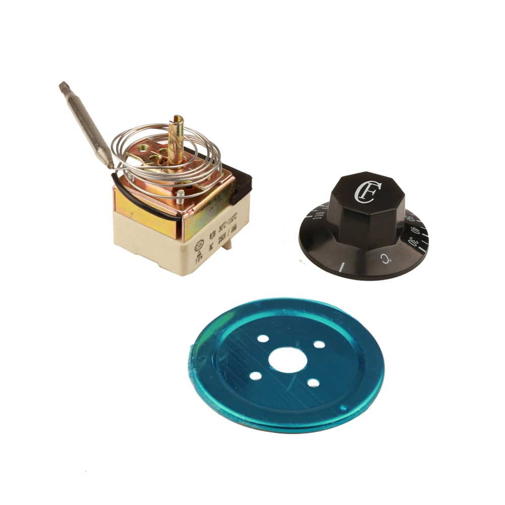 Thermostat AC 220V 16A 30-110 Degrees Celsius Knob Liquid Rising Temperature Controller Switch for Electric Oven image 6