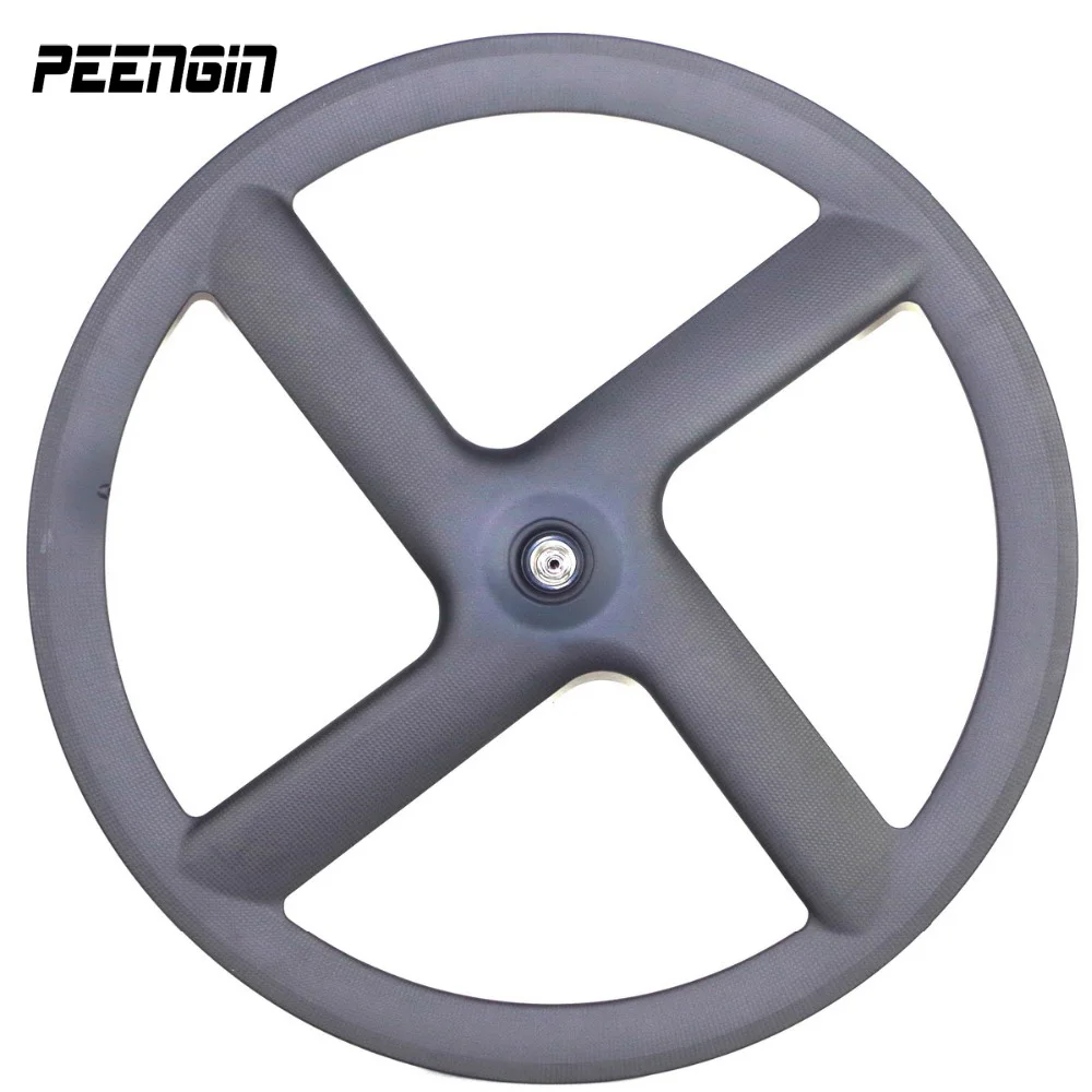 Cheap-Bicycle-Parts Hot Sale OEM Carbon 4 Spoke Front Rear Four Wheel Bike Tubular Tyres /Clincher 4 Cycling Wheelset V Brakes