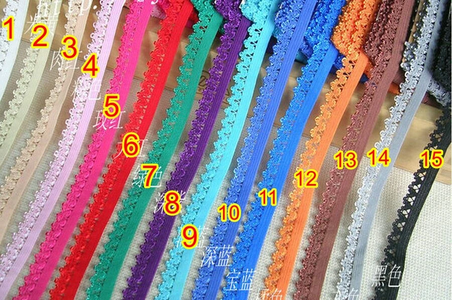 

Эластичные резинки для рукоделия, 20 м/лот, горячая Распродажа, белого, черного, красного, розового, синего, фиолетового цветов