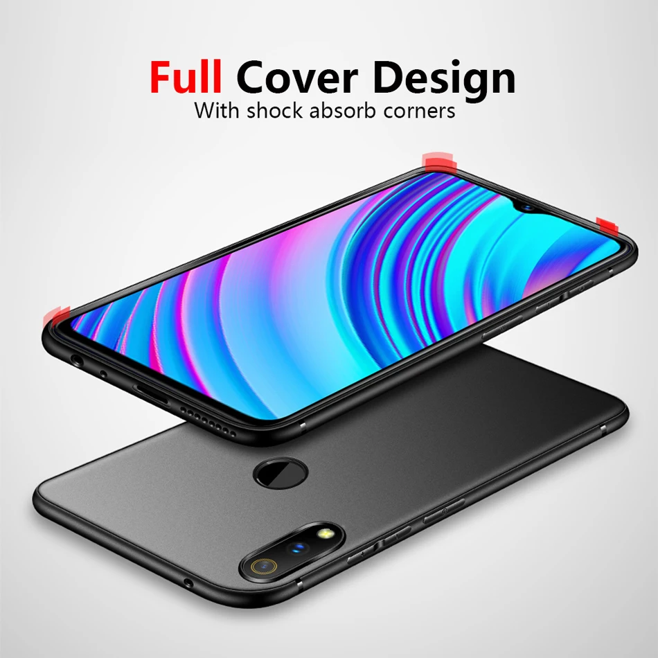 Realme 3 Pro Soft TPU Case Ultra Thin bumper case for For OPPO Realme 3 Pro case cover frosted Shockproof covers for Realme 3