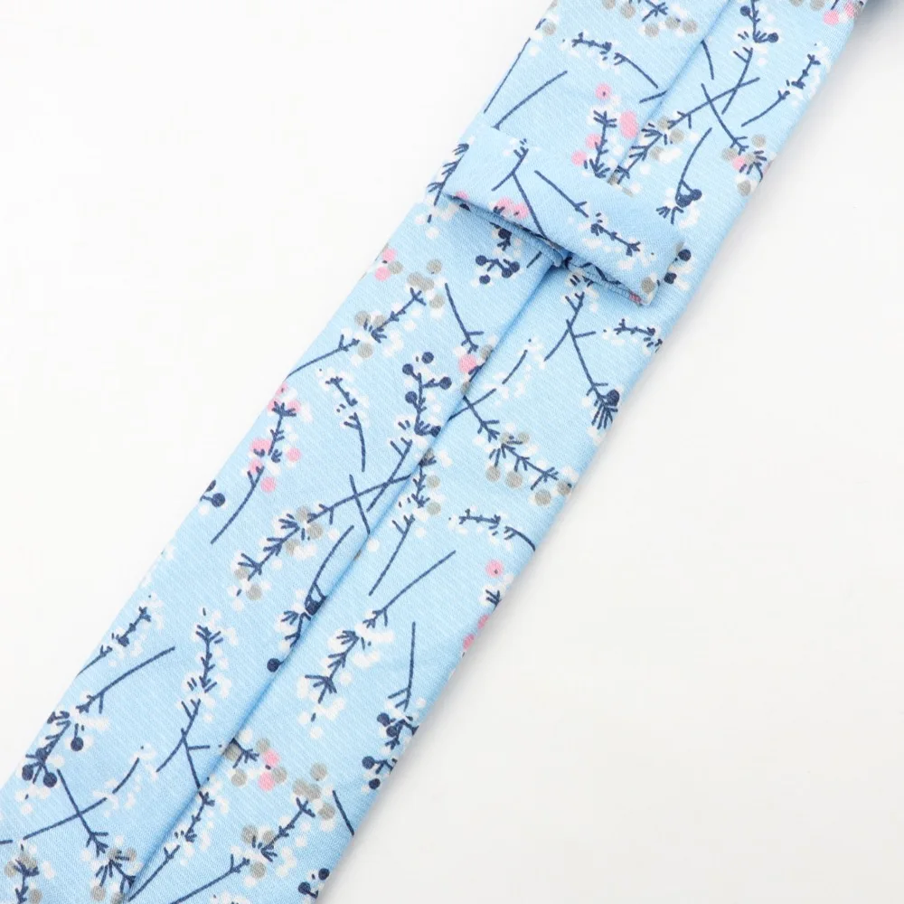 Модные галстуки для мужчин, хлопковый узкий галстук, узкий галстук, галстуки вечерние, повседневный галстук с принтом, галстук с цветком и розой