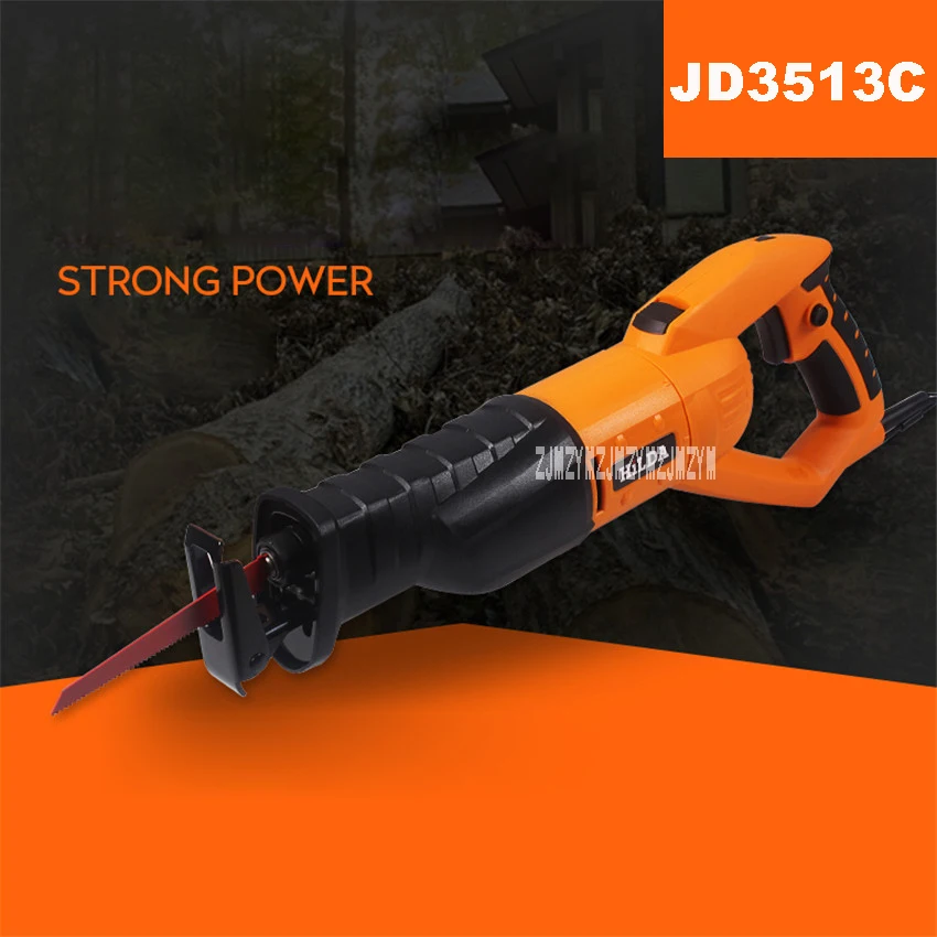 Multi-functional Woodworking Saws Metal Cutting Machine JD3513C Household Adjustable Speed Reciprocating Saw 220v/50HZ 950W 5M