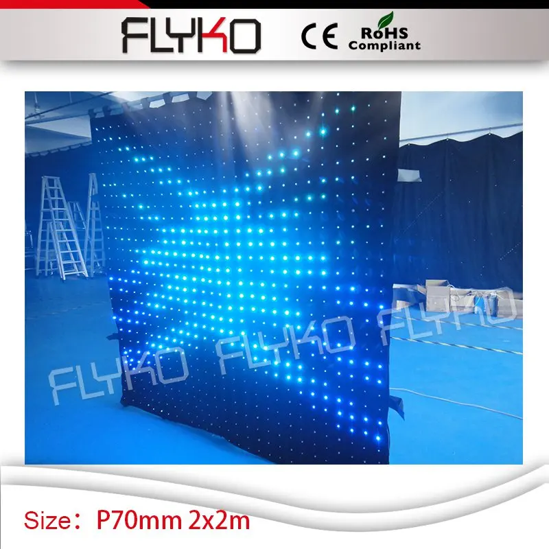 Free shipping stage dj booth 7ft*7ft low cost full color nightclub bar table decora led video screen P7cm