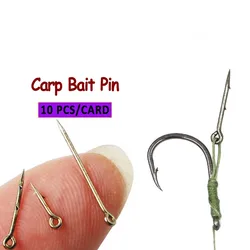 Pin de cebo Boilie emergente para aparejo de pelo carpa