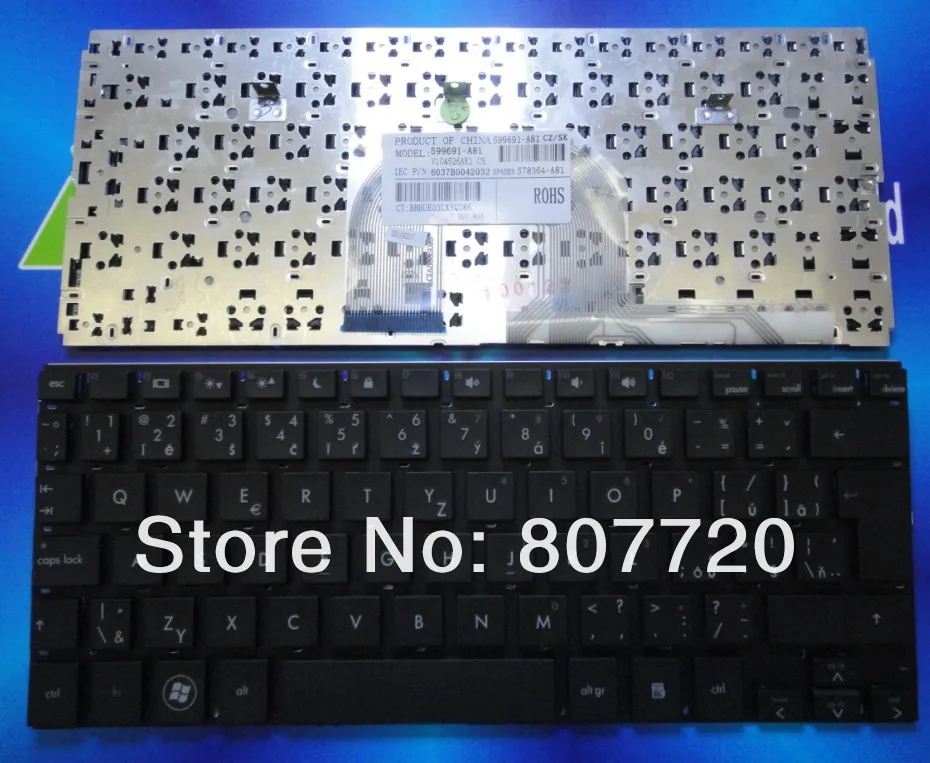 Free  shipping  100% new Czech Slovak  keyboard 570267-A81,578364-A81 forHP Mini 5101 5102 5103 5105 5100.