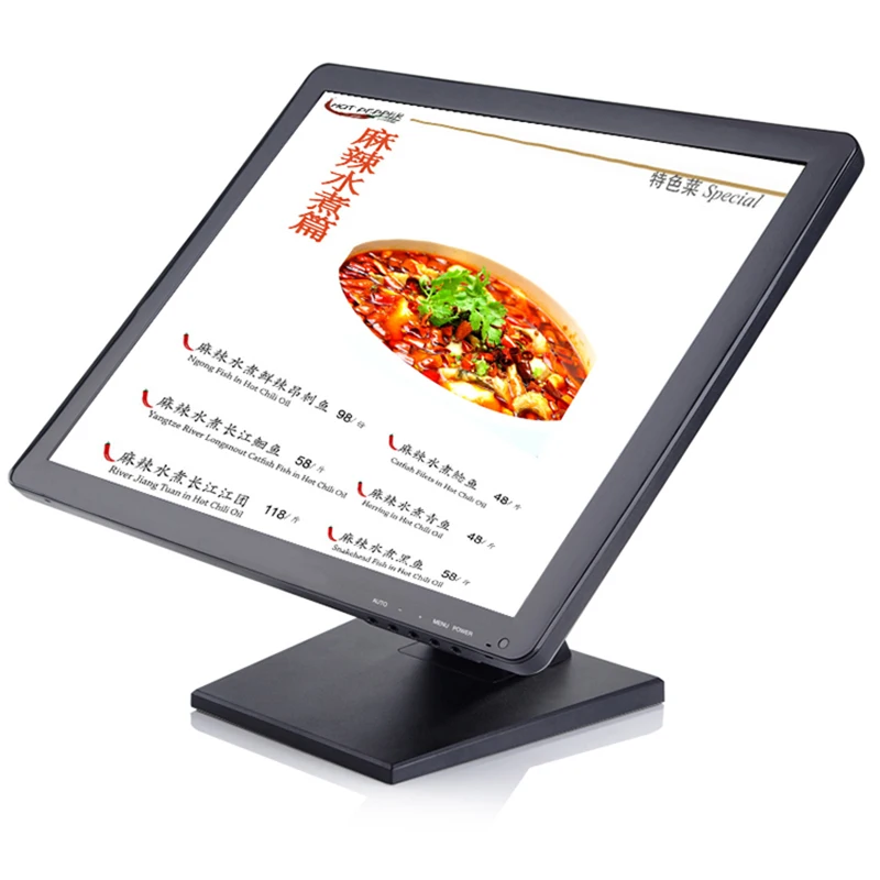 19 Inch 1280*1024 4:3 Standard Screen Industrial Medical POS Machine Security Monitor LCD Screen Display with Metal Base