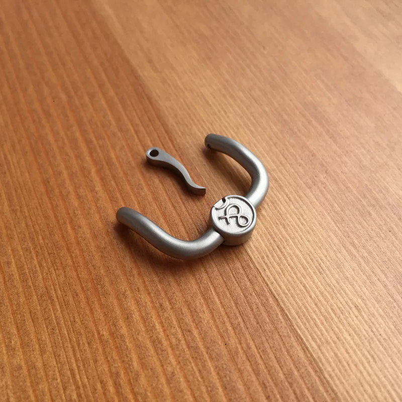 BR Matte Watch Buckle, Fecho para Bell Ross, 18mm, Titanium Color, Watch Band, Strap